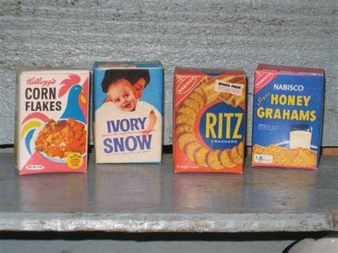 Vintage Grocery Store Toy Boxes 4 Childs Play Groceries