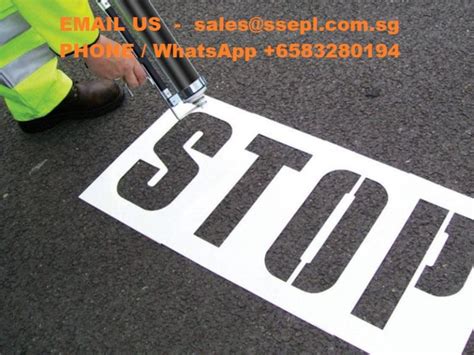 Pavement Stencils Singapore Specialized Engineering Pte Ltd