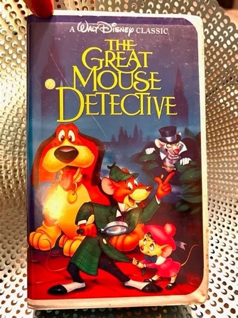 Disney The Great Mouse Detective Black Diamond Classics Rare Vhs