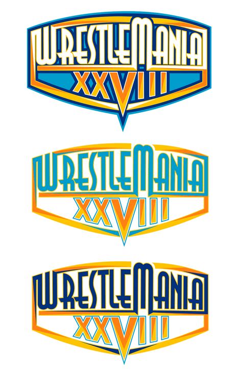 Wwe Wrestlemania Logo Design Behance