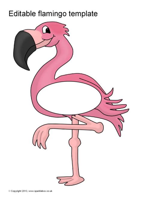 Editable Flamingos Templates