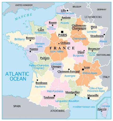 Lyon Frankreich Karte