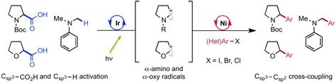 27 Merging photoredox with nickel catalysis Coupling of α carboxyl