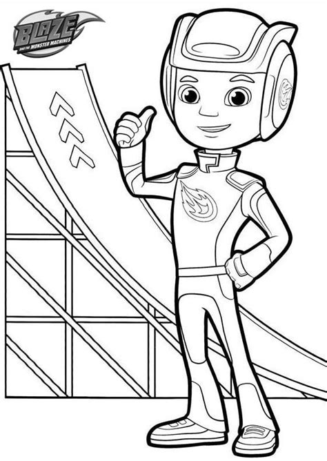 This activity has been highly recommended by experts. Blaze and the Monster Machines Coloring Pages - Best ...