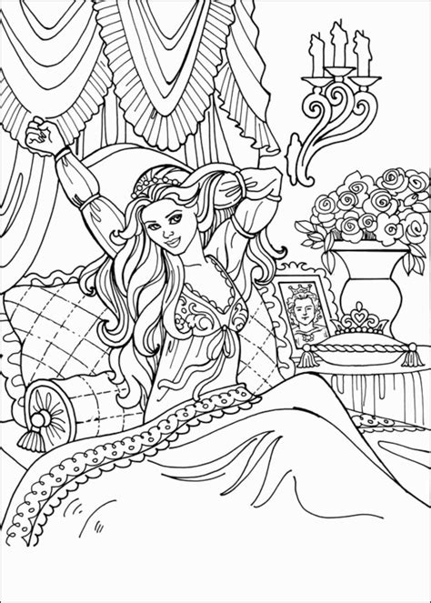 Print & Download  Princess Coloring Pages, Support The Child’s Activity