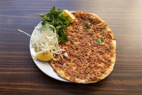 Homemade Turkish Lahmacun Cheeseless Pizza Recipe The Dish Diary