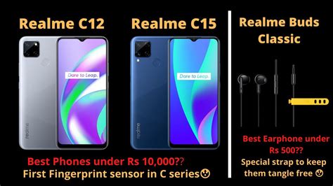 Realme C12 C13 And Buds Classic Launched Full Specifications Prices