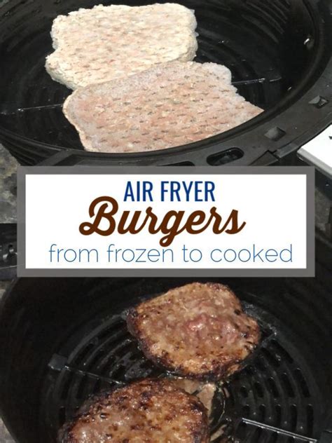 Throw some frozen turkey burgers directly on the grill. Air Fryer Burgers | Recipe | Air fryer recipes, Air frier recipes, Air fryer oven recipes