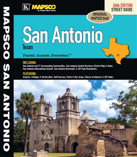 San Antonio Mapsco Atlas Houston Map Company