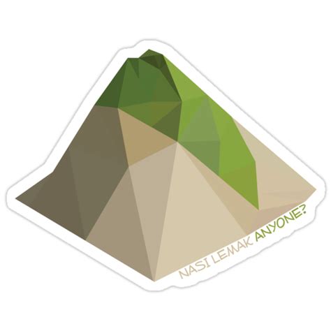 This is a premium icon which is suitable for commercial work: "Nasi Lemak Anyone?" Stickers by newyetcommon | Redbubble