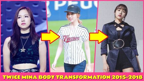 twice mina body transformation 2015 2018 youtube