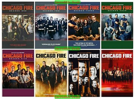 Chicago Fire Complete Series Season 1 2 3 4 5 6 7 And 8 Dvd Set New