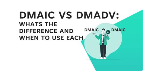 Difference Between Dmaic And Dmadv With Tools And Comparison Chart