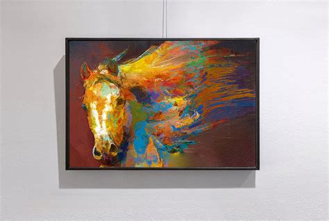 Abstract Horse Abstract Art Horse Wall Art Large Abstract Giclee