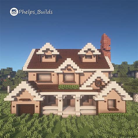A Suburban House By Uphelpsbuilds Minecraft Houses Cute Minecraft