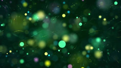 Glowing Green Particles In 4k 1798736 Stock Video At Vecteezy
