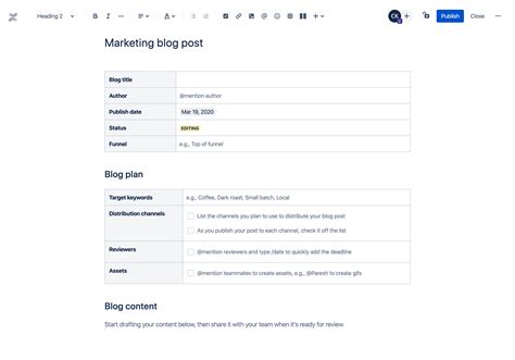 Modèle De Billet De Blog Marketing Atlassian