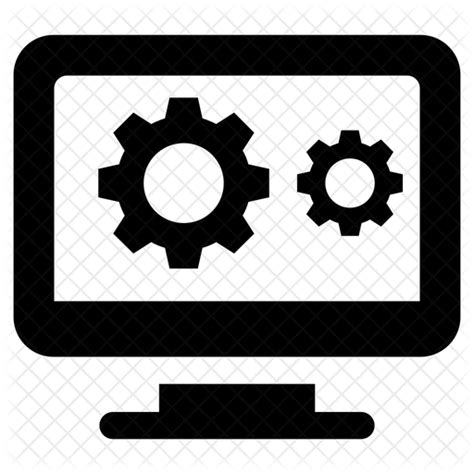 Computer Operating System Icon Download In Glyph Style