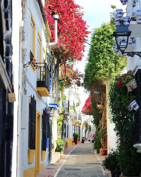 Wandering Through The Beautiful Narrow Streets Of The Old Town In Marbella Post On The Blog