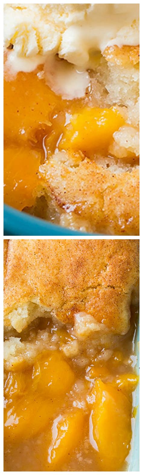 Peach Cobbler ~ This One Is Hands Down The Best Light And Fluffy