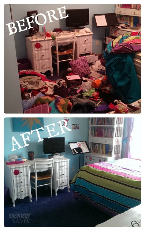 Keep working in this pattern until you have worked yourself all the way around your bedroom. declutter-the-bedroom-581x930 - Everyday Shortcuts