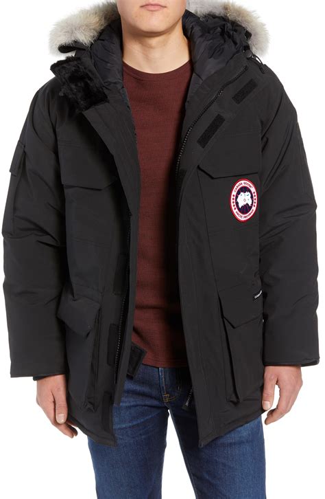Mens Canada Goose Pbi Expedition Regular Fit Down Parka With Genuine