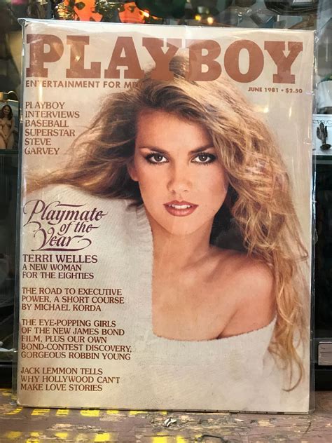 Playboy Magazine June Terri Welles Playmate Of The Year Steve Garvey Jack Lemmon