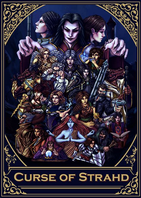 Artstation Curse Of Strahd Campaign Party Poster
