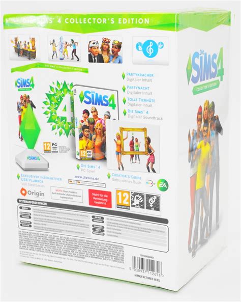 The Sims 4 Collectors Edition Pc Dvd Rom Inc Usb Plumbob And Book Neu