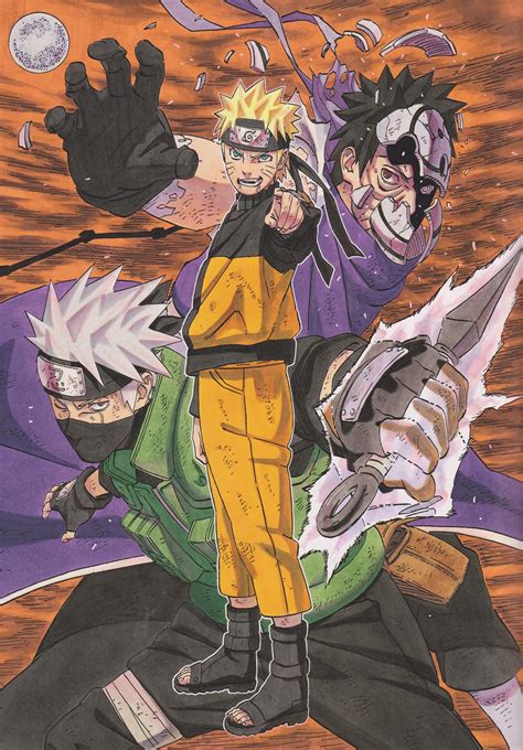 Naruto Artbook Naruto Naruto Kakashi Naruto Uzumaki