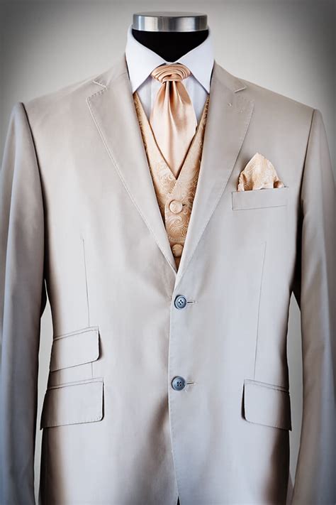 Beige Suit - Bridal & Tuxedo
