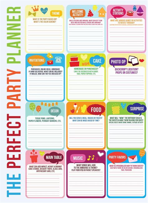 8 Amazing Birthday Party Checklist Template Repli Counts Template