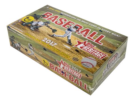 I never really had enough money to own any card that was worth a lot. 2017 Topps Heritage Baseball Hobby Box | DA Card World