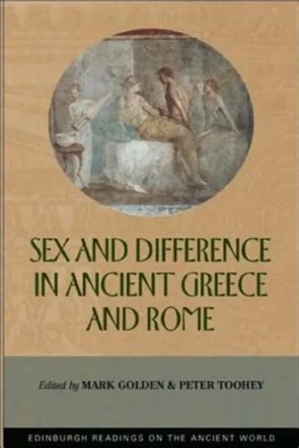 Sex And Difference In Ancient Greece And Rome Paperback Or Softback