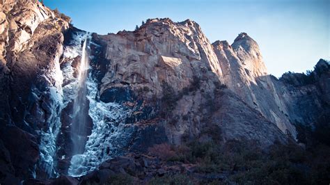 Wallpaper Landscape Mountains Waterfall Rock Nature Cliff