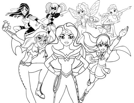 Zatanna zee zatara is one of the main characters in the second generation of the dc super hero girls franchise. DC Super Hero Girls Coloring Pages - coloring.rocks!