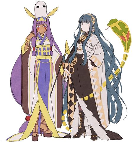 Nitocris Medjed And Cleopatra Fate And 1 More Drawn By Hakusai