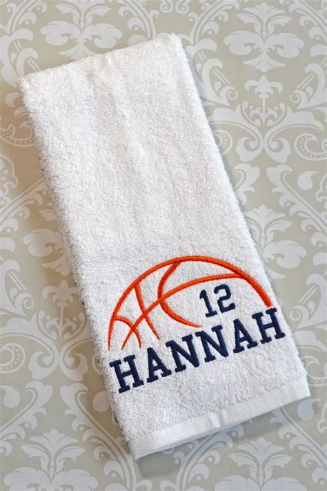 Personalized Basketball Towel 2 BST02 Basketball Gifts Etsy In