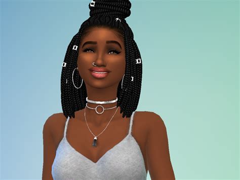 Cute New Hair Mesh ️💋 Sims4 Ebonxsims Blackgirlmagic