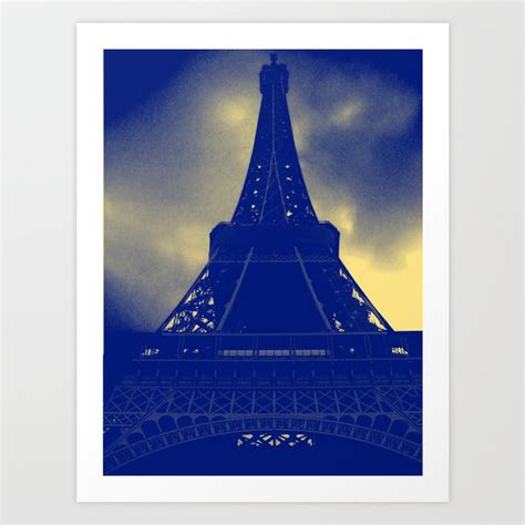 The Eiffel Tower Art Print By Devin Stout Society6