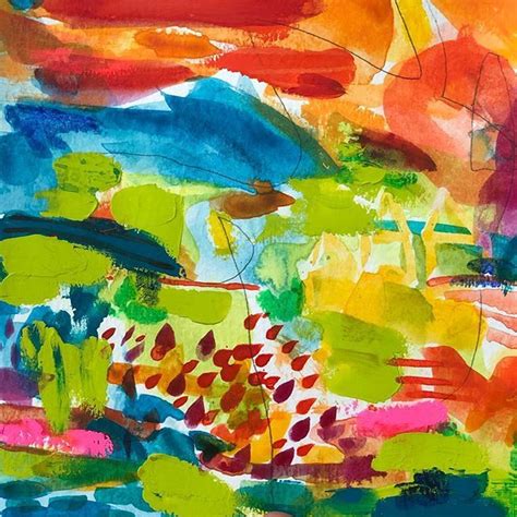Colorful Happy Abstract Art Alexandramathiasart • Instagram Photos