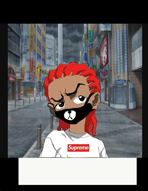 Boondocks Bape Wallpaper Riley And Huey X Bape Boondocks