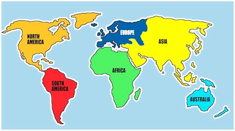 How To Draw Map Of World Simple Easy Step By Step For Kids Youtube