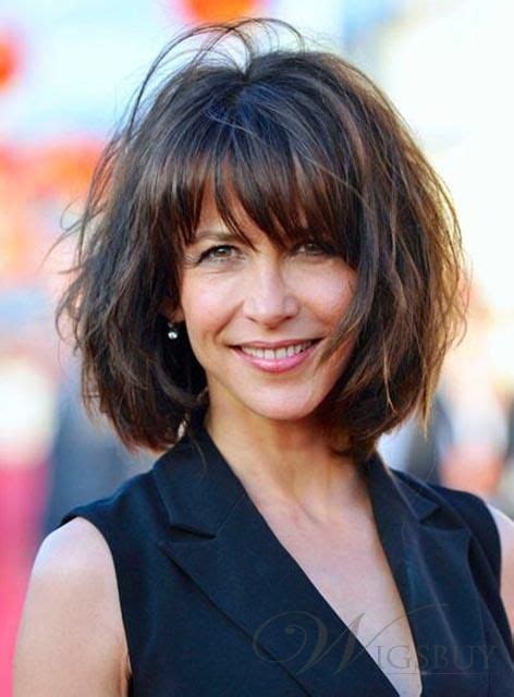 316,860 likes · 1,679 talking about this. Sophie Marceau Medium Bob Hairstyle Capless Human Hair Wig ...