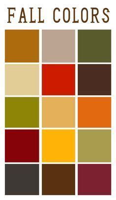 Fall Color Palette Fall Fonts Fall Colors
