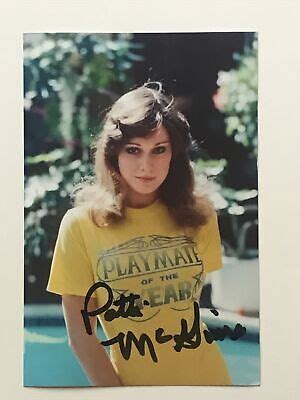 Patti Mcguire Autographed Photo Playboy Playmate Of The Year Pmoy