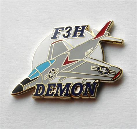 F 3 H F3h Demon Navy Usn Fighter Jet Aircraft Plane Lapel Pin Badge 15