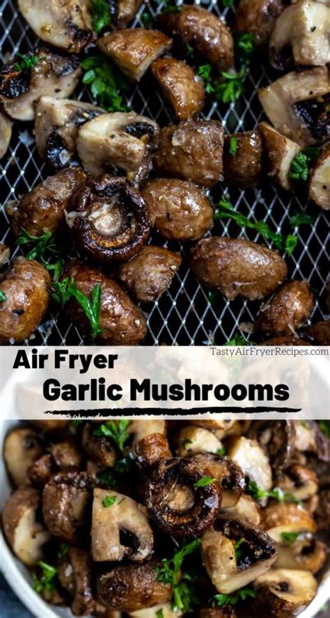 AIR FRYER GARLIC MUSHROOMS RECIPE!!! + Tasty Air Fryer Recipes