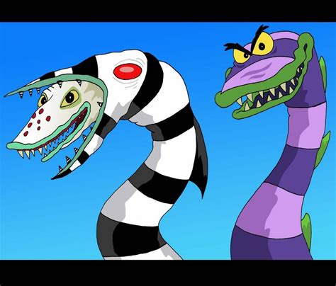 Sandworms From The Beetlejuice Movie And Animated Series Beetlejuice