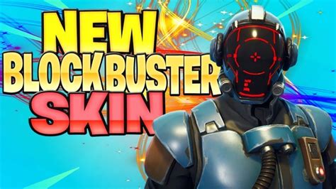 New Blockbuster Skin Fortnite Battle Royale Gameplay Youtube